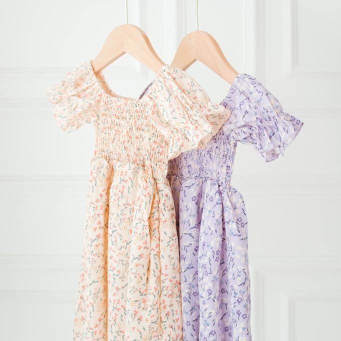 OHBABYDAYS | Dress Anak Perempuan | Floral Smock Dress