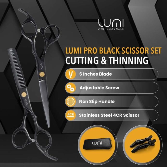 

Asli Lumi Pro Scissors Black Set Gratis Ongkir