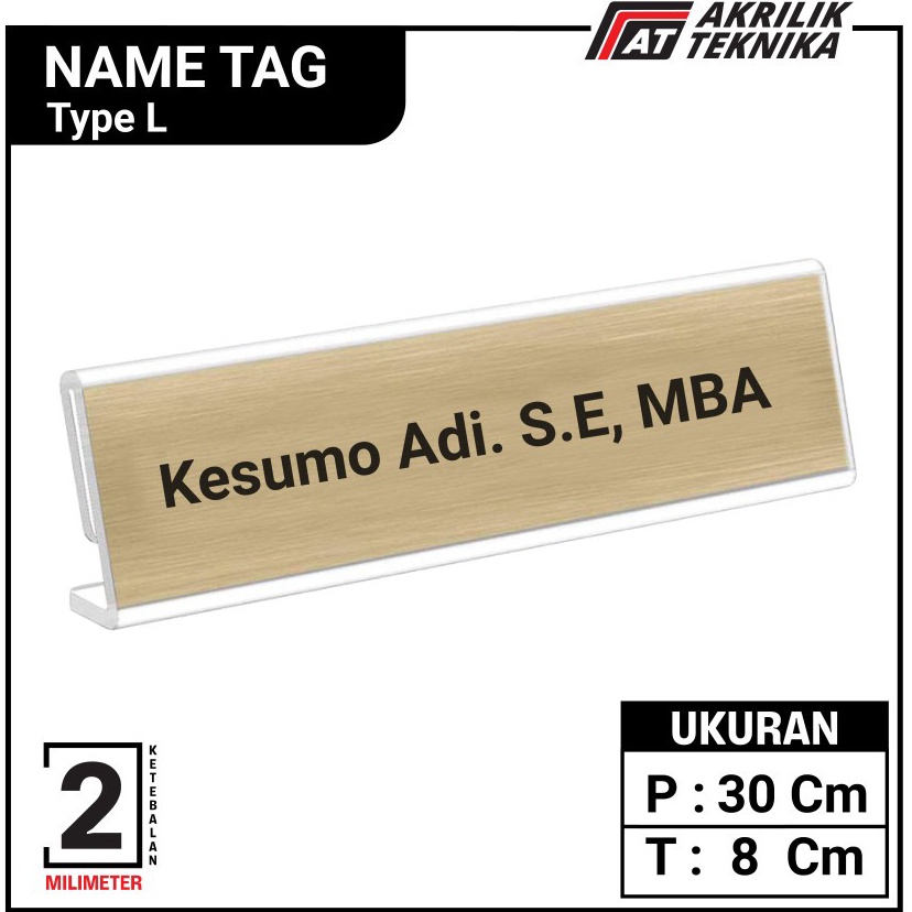 

Belanja kuat AKRILIK NAMA / NAMA PANITIA / PAPAN NAMA MEJA AKRILIK 8 x 30 CM - 8 x 30 cm - Tipe L