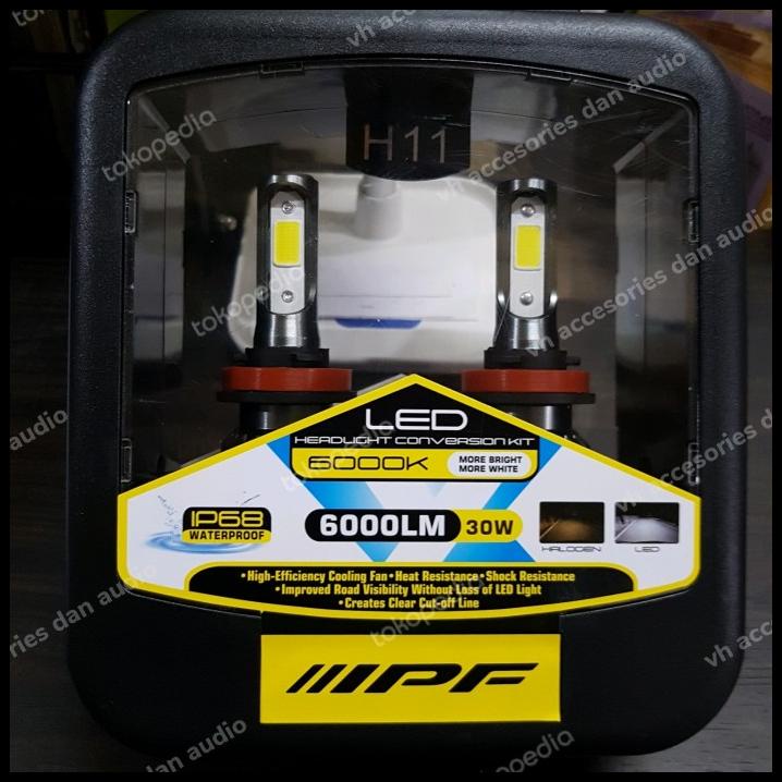 GRATIS ONGKIR LAMPU MOBIL LED H11 IPF 6000K IPF LED H11 