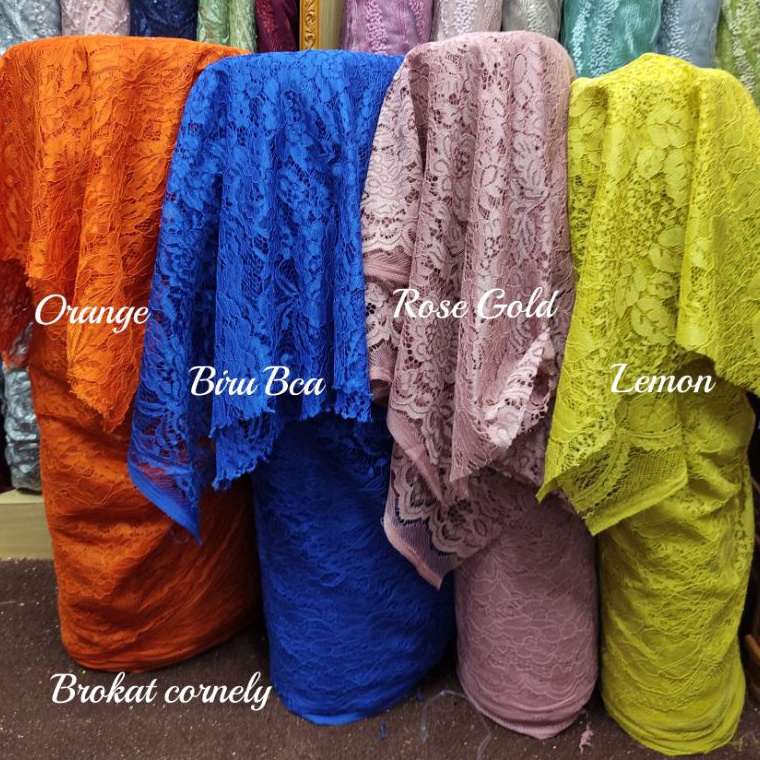 TERBARU  FREE MINI GOLD  Obral brokat / Brukat / Bahan brukat / Kain brokat / Brukat lebar besar / B