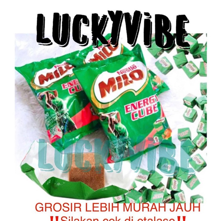 

RNZM9598 Milo Cube 100 Nigeria Nestle halal / Milo Cubes isi 100 LUCKYVIBE