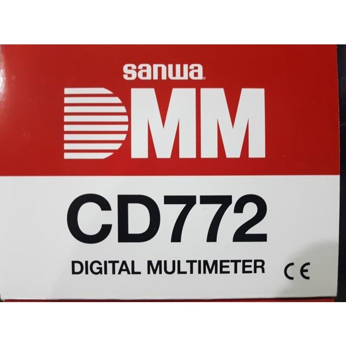 {{{{}}] AVOMETER CD772 / Multimeter Digital SANWA CD772 / CD 772