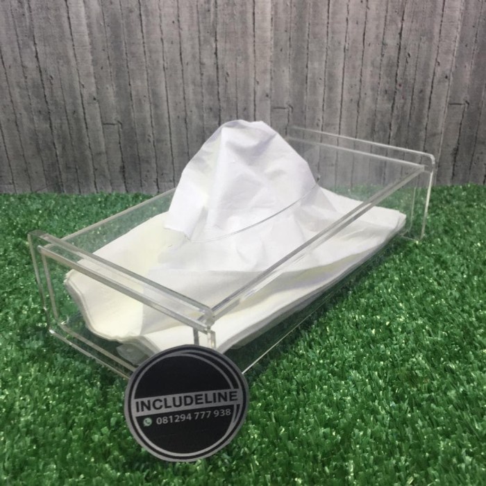 ✅K5✅ Kotak Tisue Acrylic Clear 4Mm TERBARU