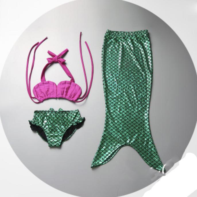 costume renang duyung anak Kostum putri duyung mermaid shell anak