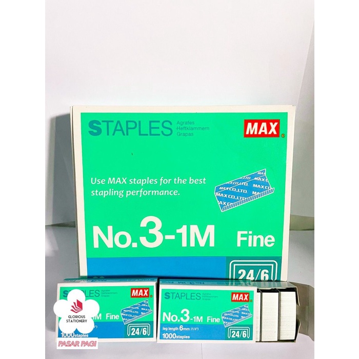 

Terlaris Isi Staples No.3 Merk Max