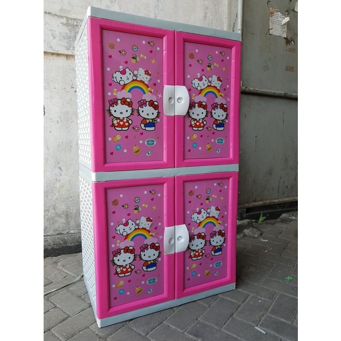 *****] Lemari plastik apolystar 4 susun/lemari plastik karakter