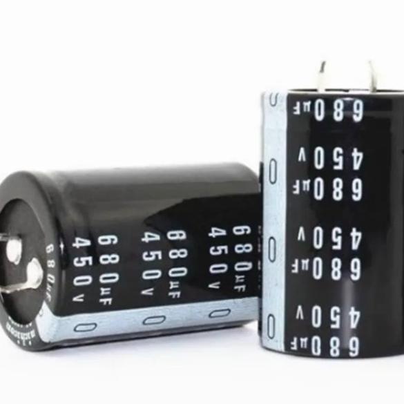 Capasitor Elko 680Uf 450V/400V - Kapasitor Elko 450V 680Uf Original