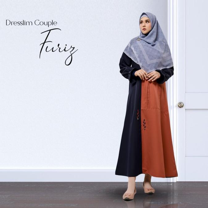 Rabbani - Gamis Dress Muslim Lengan Panjang Couple Furiz Exclusive