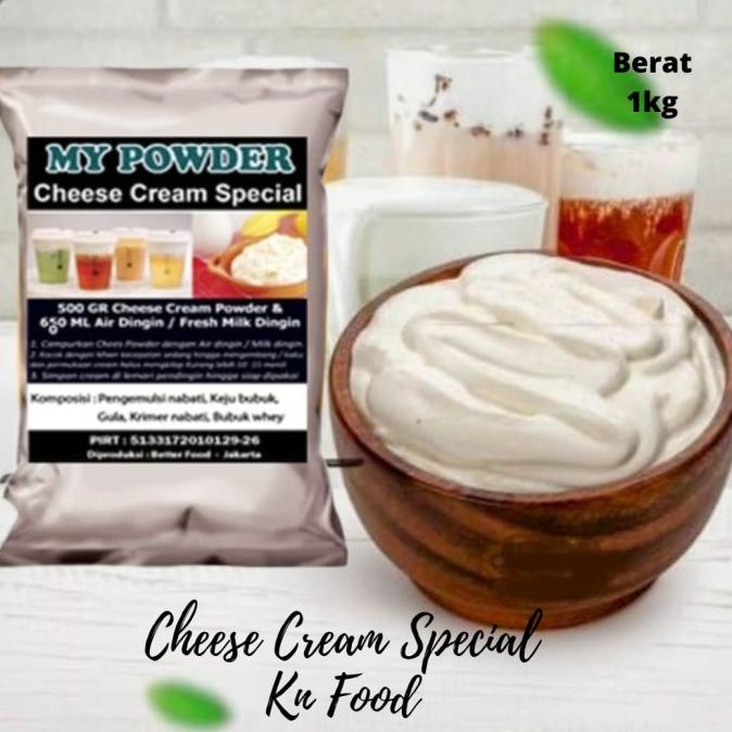 

Topping Bubuk Cream Cheese Tea Foam- Cheese Tea Foam SPECIAL 1000 Gram