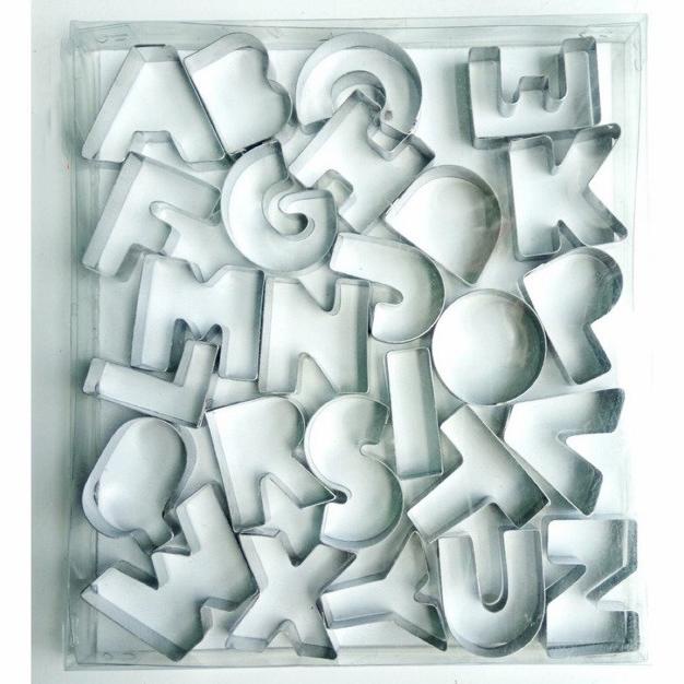 Silahkan Order] Cetakan Biscuit cutter / Cetakan Huruf alphabet abjad STAINLESS