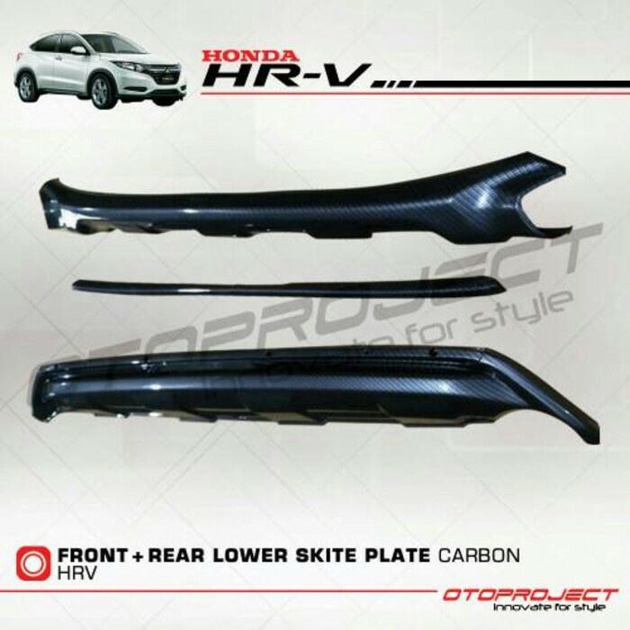 Skite Plate Skid Skit Plate Plat Honda HRV Carbon