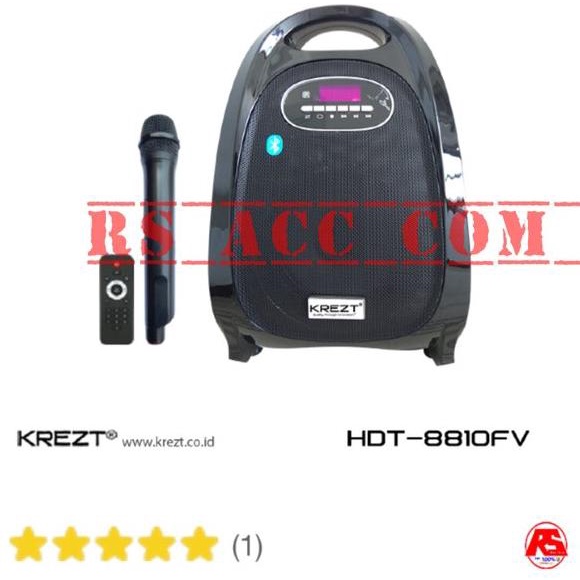 Speaker Portable Wireless Meeting Krezt Hdt 8810fv