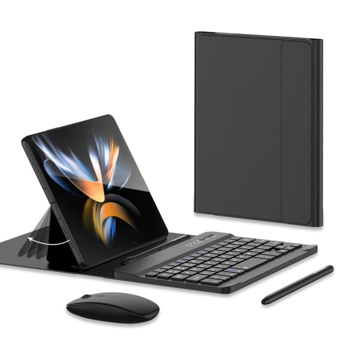 Case Original SAMSUNG Z FOLD 3 FOLD3 KEYBOARD + Pen + Mouse Carbon Ori