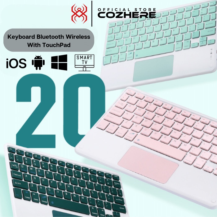 Keyboard Wireless Keyboard Bluetooth Mini With Touchpad Portable Pc