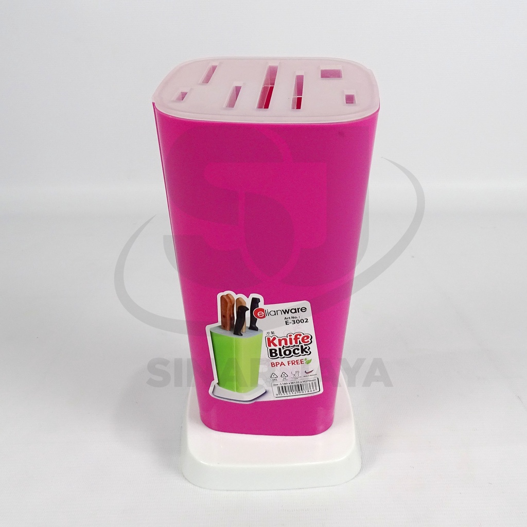 tempat pisau / knife block E-3002 Elianware