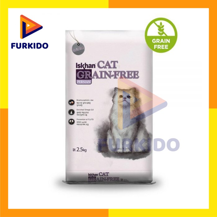 Iskhan Cat Food Grainfree Persian / Makanan Kucing