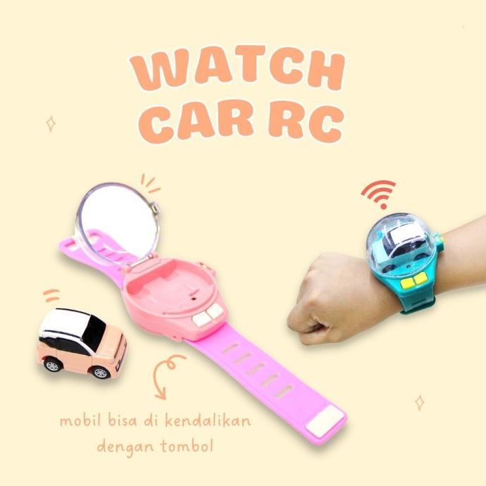 Kidssnow_ Jam Tangan Mobil Remote Control Jam Tangan Rc Watch Wuling Mini Berkualitas