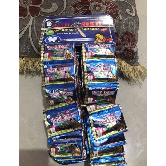 

LGNB6001 Palu sakti sakit gigi kapsul isi 20 sachet 2 kapsul