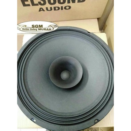 SPEAKER ELSOUND 12 INCH FULL RANGE HITAM ORIGINAL