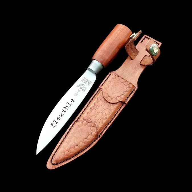 Pisau Seset Kulit Potong Daging Cap Garpu Fleksibel Ori Herder Jerman Ok