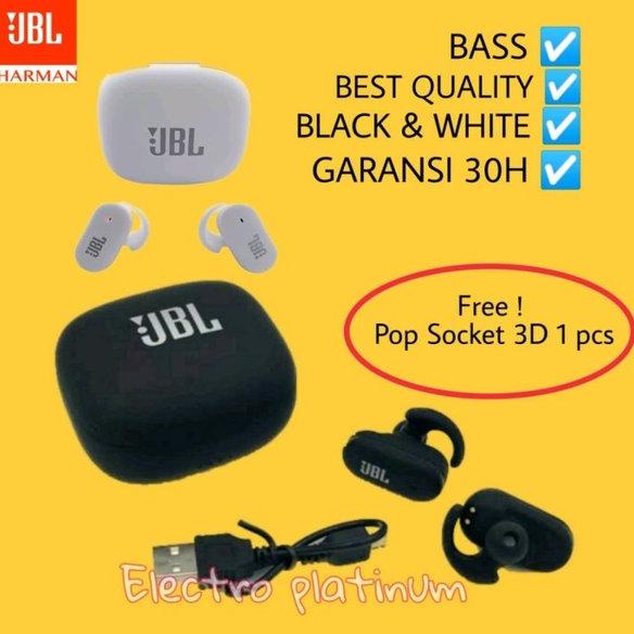 Headset Bluetooth JBL Earbuds Wireless JBL Stereo Super Bass Sport 5.0