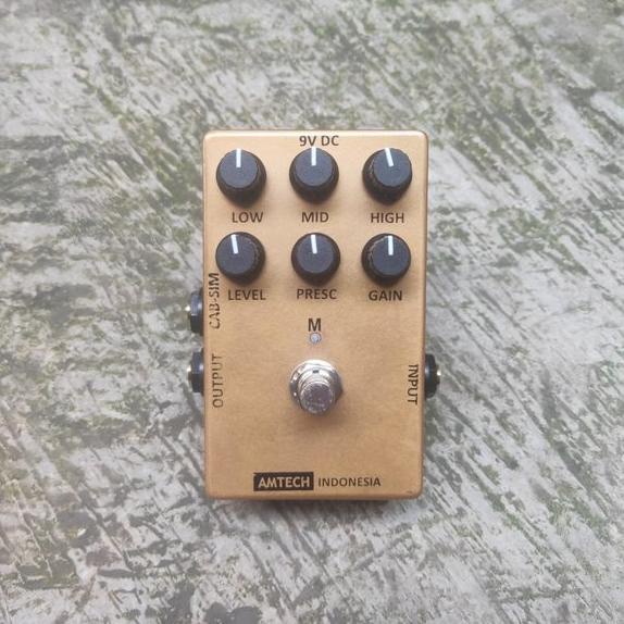 BARU PREAMP GITAR rasa MARSHALL LEAD CHANNEL handmade AMTECH efek gitar bass