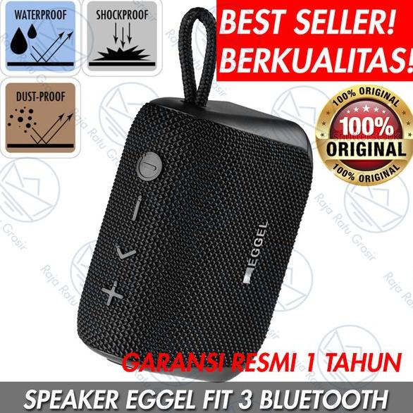 EGGEL FIT 3 SPEAKER PORTABLE WIRELESS BLUETOOTH WATERPROOF OUTDOOR TRAVEL BASS ANTI AIR ORIGINAL