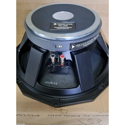 Speaker komponen pd1550 pd 1550 15inch vc 4in mid low