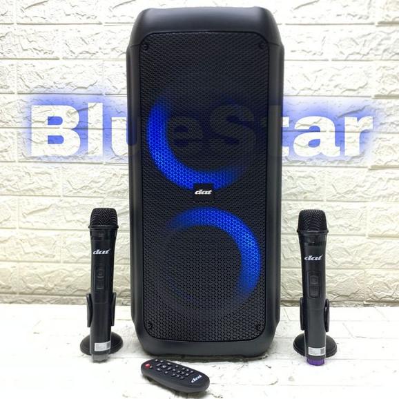 TERBARU Speaker Portable Wireless Dat DT 2126 MAX2 Original 6.5 inch Double