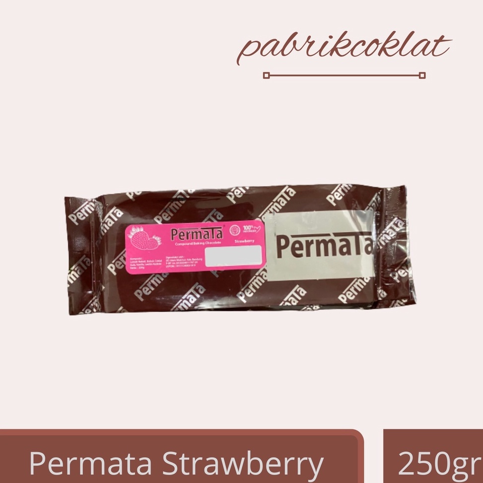 

Promo Permata Coklat Blok Warna Merah Muda Rasa Strawberry 250gr - Strawberry Compound Chocolate 250gram