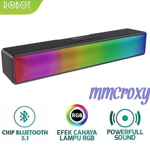 Robot RB580 Speaker Bluetooth Soundbar Speaker Powerful Stereo RGB