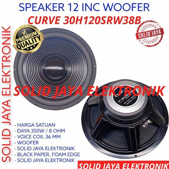 FREE ONGKIR SPEAKER CURVE 12 INC WOOFER 30H120SRW38B 350W 10INC INCH IN 12" WOFER