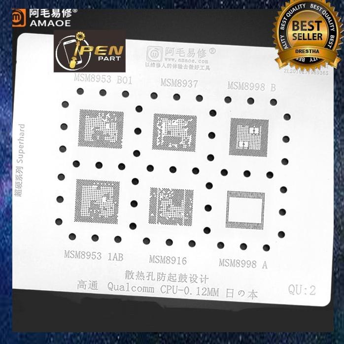 Plat Bga Cetakan Cpu Msm8953 Sdm450 Amaoe 0Rry Ic