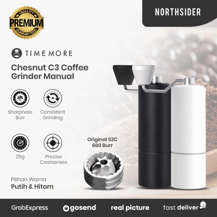 Timemore Chesnut C3 coffee grinder manual penggilng biji kopi