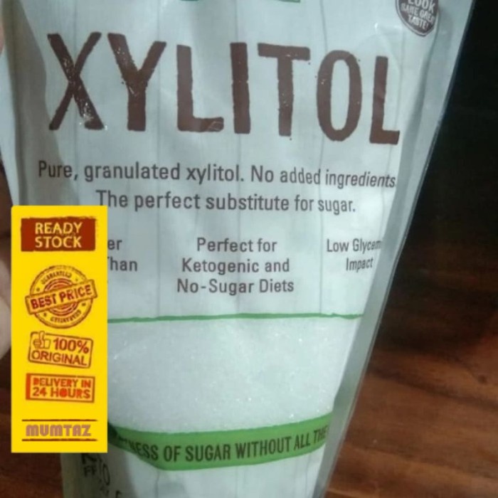 

NOW FOODS REAL FOOD XYLITOL 1 LB 454 GRAM GULA PEMANIS DIABETES