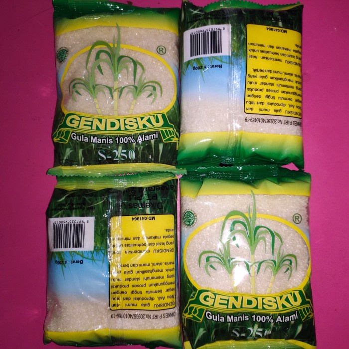 

Gendisku Gula Pasir 250 gram (1 Dus Isi 60 Pcs)