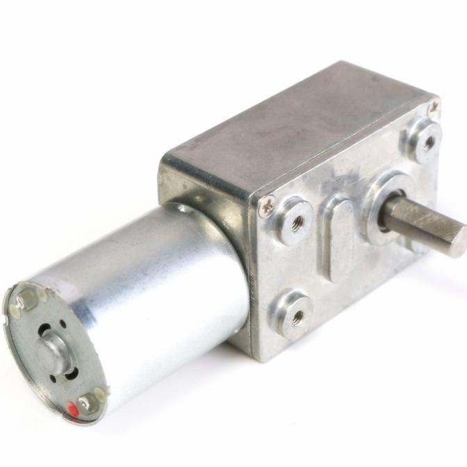 Motor Reduksi Gearbox Turbin Dc 12V 5Rpm 6Mm