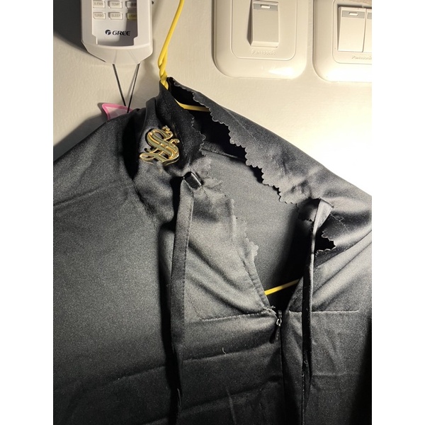 preloved mukena silk hitam