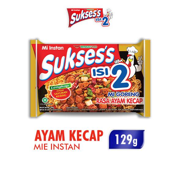 

Suksess Mie Instan Goreng Ayam Kecap 129 Gr Isi 2 - Best Store