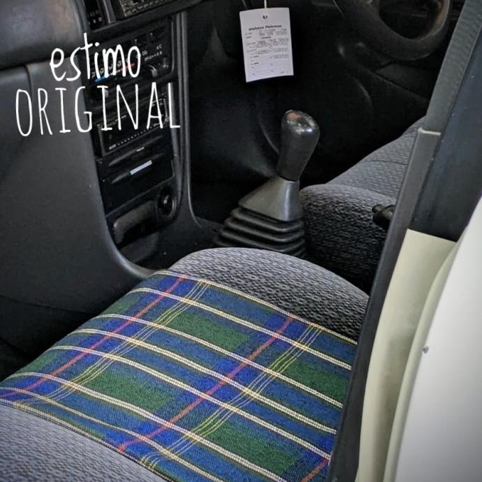 $+$+$+$+] Kain Jok mobil Fabric Tartan kotak Hijau cocok untuk Katana Karimun