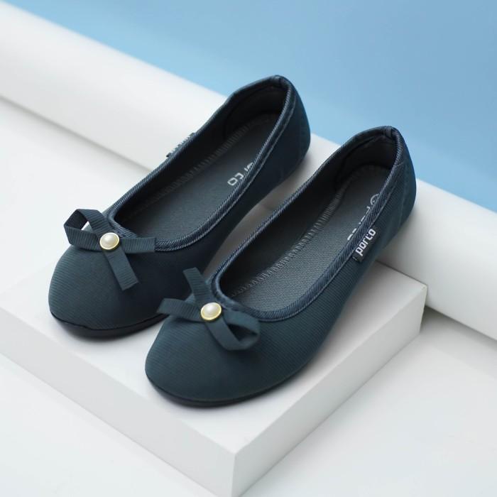 SEPATU WANITA FLAT SHOES BALET KAIN EMPUK PORTO ORIGINAL-BA201