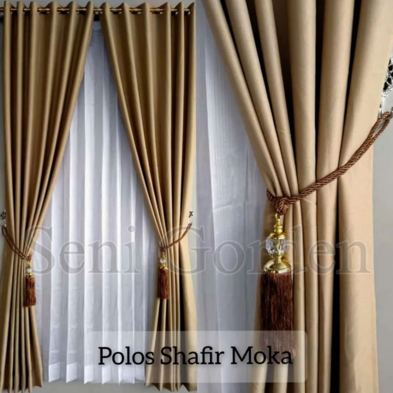 GORDEN PINTU RUANG TAMU MINIMALIS - GORDEN JENDELA IMPORT - GORDEN MOTIF POLOS