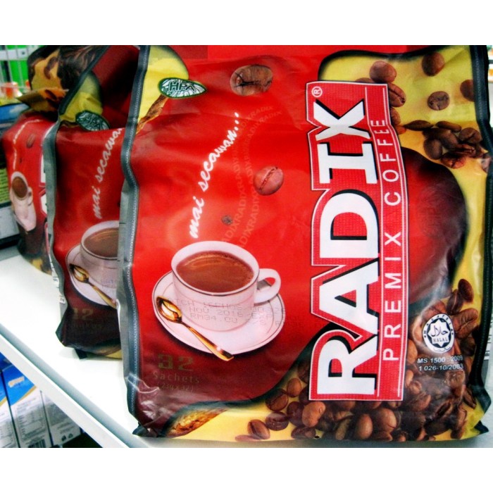 

Kopi RADIX Pracampuran 7 herbal HPA Malaysia 32 sachet