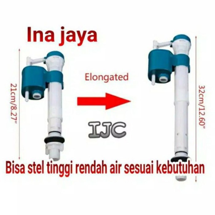 otomatis automatic toilet wc closet duduk pelampung kloset universal