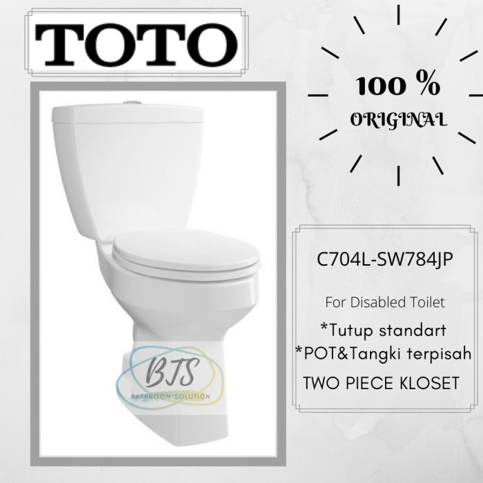Closet Duduk Toto C704L / C704 Disabled