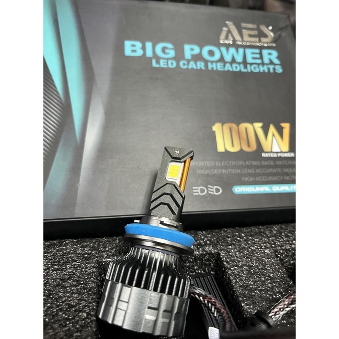 Led Aes 100W Turbo Led Headlight Foglamp 100 Watt Lampu Led Mobil H11 Original