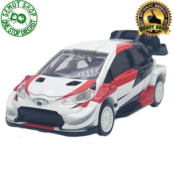 Tomica Premium No 10 Toyota Yaris Wrc White Miniatur Mobil Toyota Terbaik