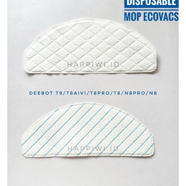 Harga Murah Ecovacs Deebot Ozmo T9 N8pro T8 T8aivi T8pro Disposable mop cloth Ecovacs refill kain pe