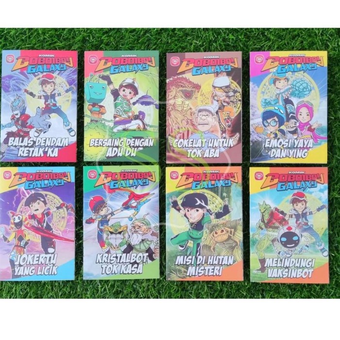 MUST HAVE PAKET 12 BUKU KOMIK ANAK SERI BOBOIBOY GALAXY / BUKU CERITA BOBOIBOY TERMURAH